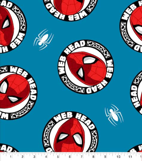 Marvel® Spider-Man Web Head Fleece Fabric